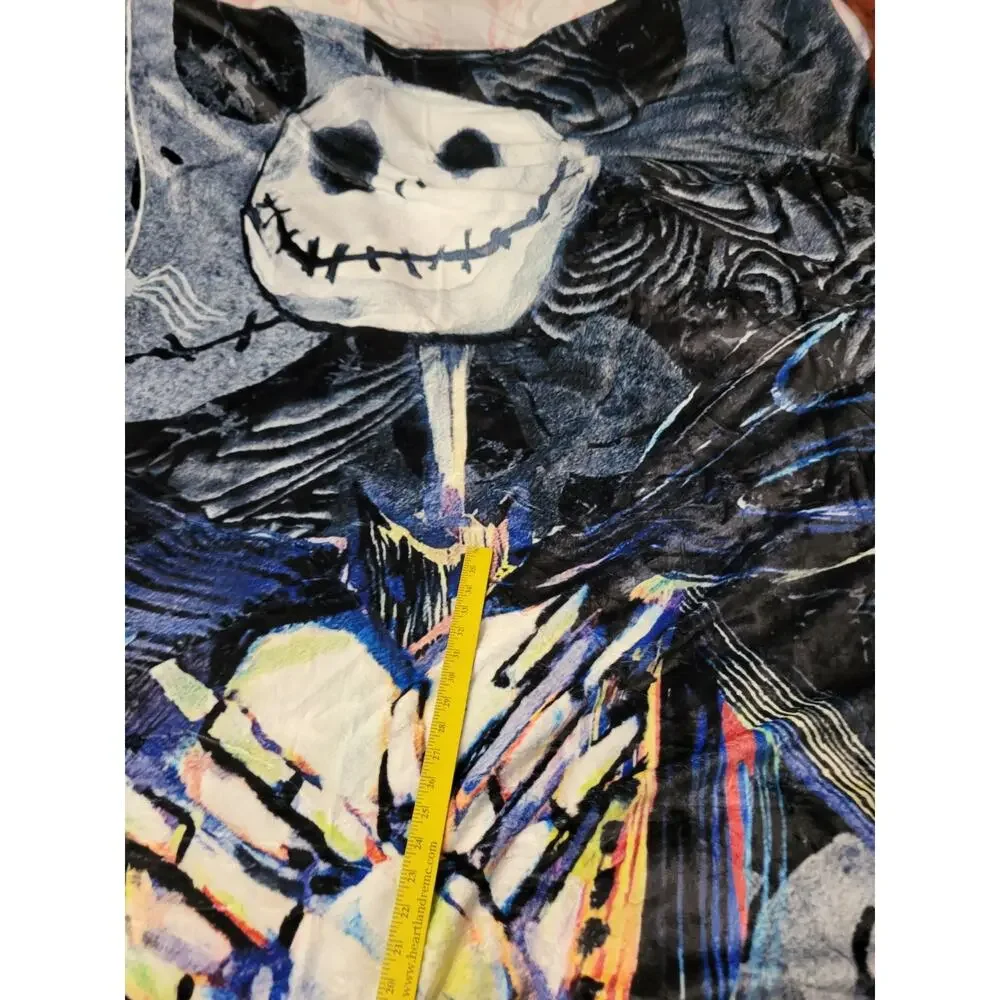 Disney's The Nightmare Before Christmas Dark Creep Throw Blanket Super Soft New